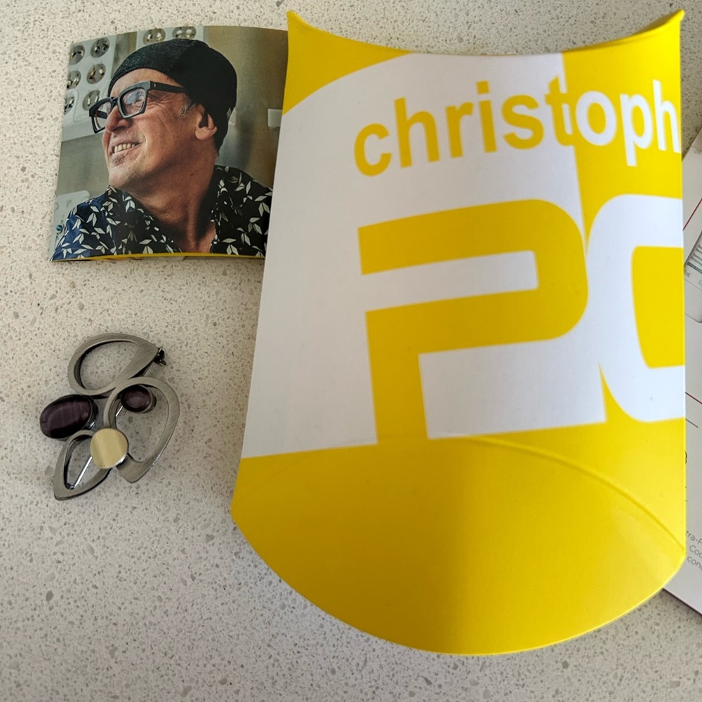 Handmade Broach by Christophe Poly- new